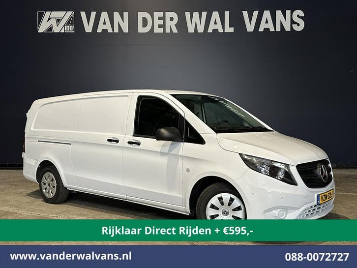 Mercedes-Benz Vito L3 H1 | Lease vanaf 547,- p/mnd, Auto's, Mercedes-Benz, Dealer onderhouden, Te koop, Automaat, Diesel, Wit