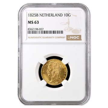 10 Gulden 1825B Willem I, Verzenden