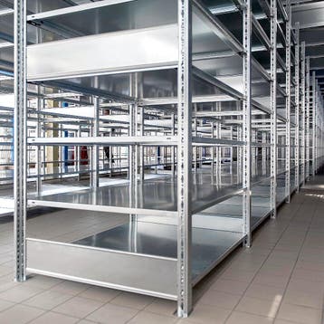 Aanbieding: Voordeelrij gebruikte Heavy Duty legbordstelling
