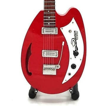 Miniatuur replica Teisco gitaar - Brian May - Queen, Ophalen of Verzenden, Nieuw, Pop, Beeldje of Miniatuur