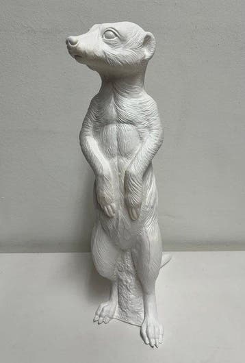 Ottmar Hörl (1950) - sculptuur, Erdmännchen - 49 cm -, Antiek en Kunst