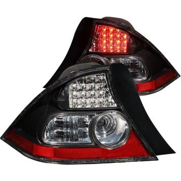ANZO 2004-2005 Honda Civic LED Taillights Black, Auto-onderdelen, Ophalen of Verzenden, Nieuw