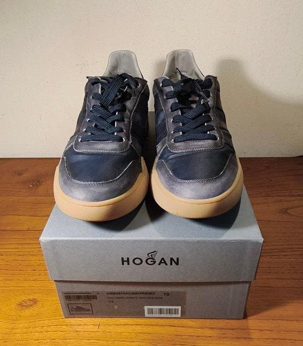 Hogan - Interactive H357 Suede&Canvas Blu Navy - Sneakers -, Kleding | Heren, Schoenen