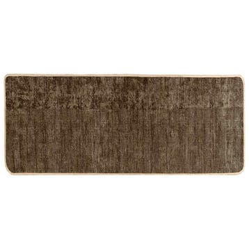 vidaXL Vloerkleedloper MARSA Bosgroen 100 x 200 cm Polyester, Verzenden, Nieuw