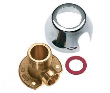 BONFIX Soldeer messing muurplaat + rozet 1/2 x 12 mm, Ophalen of Verzenden, Nieuw