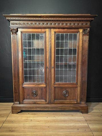 Vitrinekast - Hout, Glas