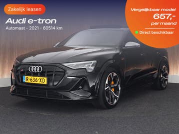Audi e-tron | Zakelijk Leasen vanaf 261,- p/mnd, Nieuw, Financial lease, Lease, E-tron