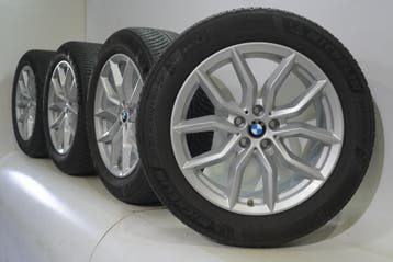 BMW X5 G05 X6 G06 734 19 inch velgen Michelin Runflat Winter, Auto-onderdelen, Banden en Velgen, 19 inch, Gebruikt, Velg(en), Winterbanden