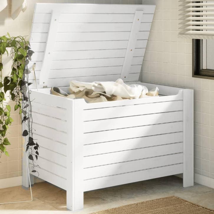 vidaXL Opbergbox met deksel RANA 100x49x54 cm massief, Huis en Inrichting, Woonaccessoires | Kisten, Nieuw, Verzenden