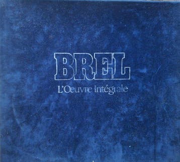 Jacques Brel - LOeuvre Intégrale - 14 x LPs in velvet box -, Nieuw in verpakking