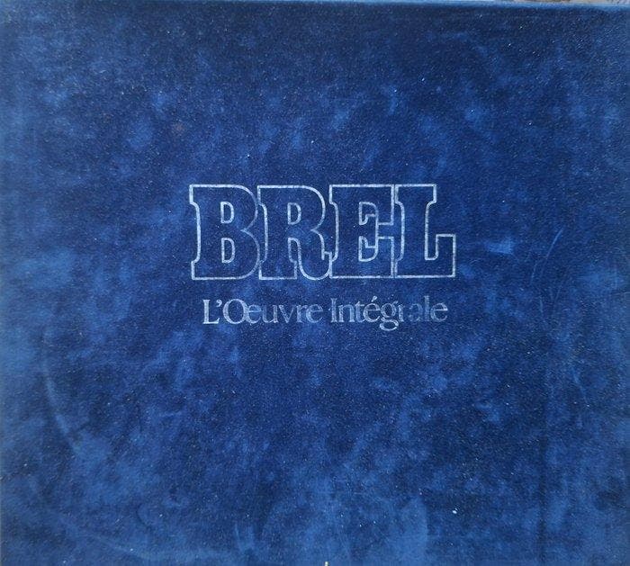 Jacques Brel - LOeuvre Intégrale - 14 x LPs in velvet box -, Cd's en Dvd's, Vinyl Singles