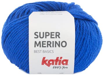 Katia Super Merino - 45 blauw - Wol/Acryl Garen, Ophalen of Verzenden, Nieuw
