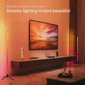 120cm LED RGB Vloerlamp met Muziekreactieve Sfeerverlichting, Verzenden, Nieuw