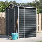 vidaXL Tuinschuur 191x130x198 cm gegalvaniseerd staal, Tuin en Terras, Tuinhuizen, Verzenden, Nieuw