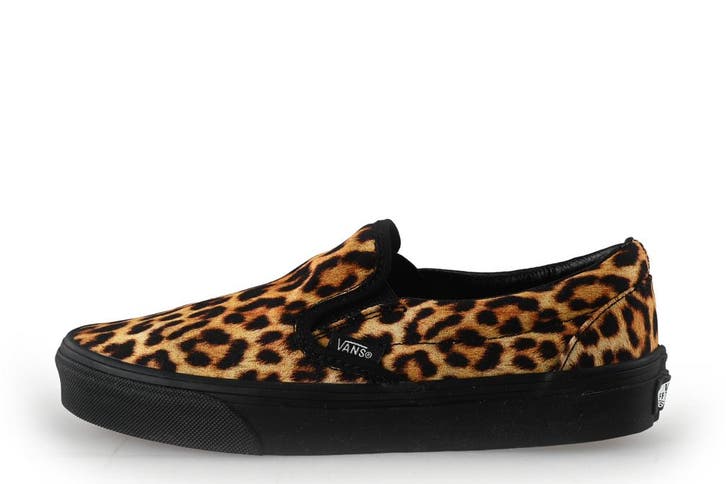 Vans Instappers in maat 37 Panter, Kleding | Dames, Schoenen, Overige kleuren, Zo goed als nieuw, Instappers, Verzenden