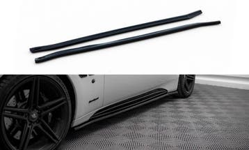 Zijskirts Maserati Granturismo Maxton Glans Zwart, Ophalen of Verzenden, Nieuw