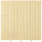 TRUUSK Kamerscherm van Bamboe 180 x 180 cm - Opvouwbaar en P, Huis en Inrichting, Woonaccessoires | Vazen, Verzenden, Nieuw
