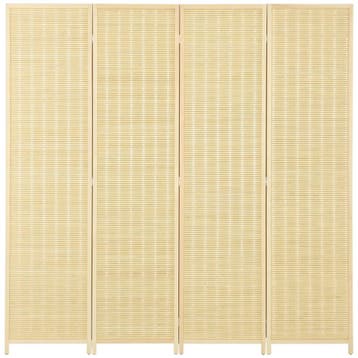 TRUUSK Kamerscherm van Bamboe 180 x 180 cm - Opvouwbaar en P, Verzenden, Nieuw