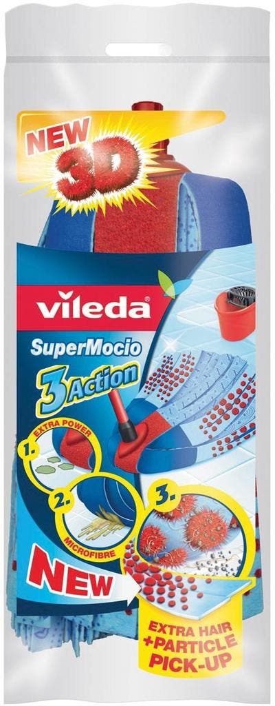 Vileda Vileda - Super Mocio Mop -  vervanging, Zakelijke goederen, Partijgoederen en Retail | Verpakking en Verzending, Ophalen of Verzenden