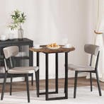 vidaXL Tafelblad Oud hout Ø 70 x 1,5 cm Bewerkt hout, Huis en Inrichting, Tafels | Eettafels, Verzenden, Nieuw