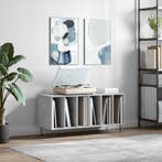 vidaXL Platenkast 100x38x48 cm bewerkt hout betongrijs, Verzenden, Nieuw