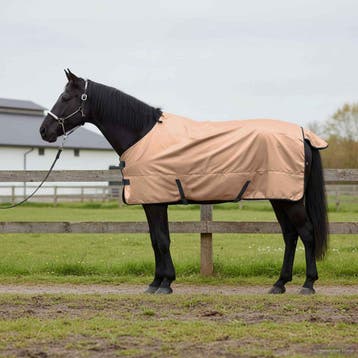 vidaXL Paardendeken Cappuccino 95 cm Polyester, Dieren en Toebehoren, Paarden en Pony's | Overige Paardenspullen, Verzenden, Nieuw