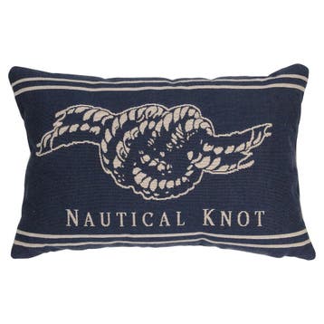 gobelin kussen navy nautical knot 30x45cm*, Verzenden, Nieuw