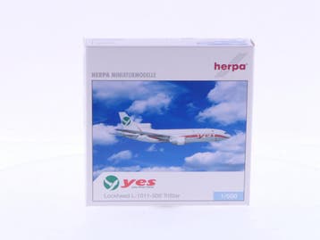 Schaal 1:500 Herpa 513326 Yes - Linhas Aéreas Charter Loc.., Ophalen of Verzenden, Gebruikt