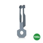 DAMWAND VEERKLEM | MET OPHANGOOG (100 stuks), Nieuw