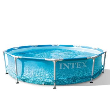 Metalen frame Beachside zwembad intex 305 x 76, Ophalen of Verzenden, Nieuw