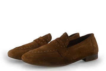 Manfield Loafers in maat 39 Cognac, Overige kleuren, Verzenden, Overige typen, Zo goed als nieuw