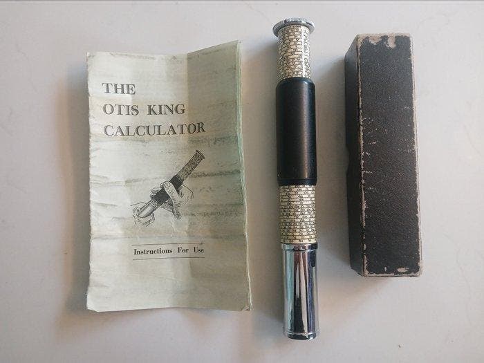 Carbic Ltd - Otis King Calculator Model K - Rekenmachine -, Antiek en Kunst, Kunst | Designobjecten