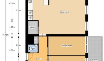 Te Huur 3 Kamer Appartement De Boeg In Zaandam, Direct bij eigenaar, Noord-Holland, Zaandam, Appartement