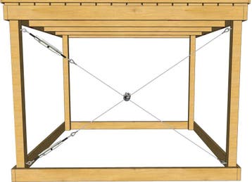 Pakket om te schoren met staalkabel - Met 6mm kabel, Verzenden, Nieuw