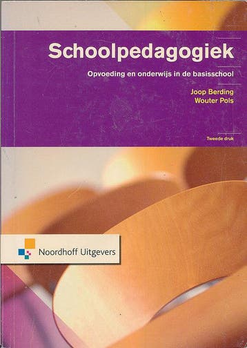 Schoolpedagogiek, Boeken, Verzenden, Nieuw