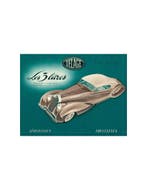 1949 DELAGE D6 3-LITER LEAFLET FRANS, Nieuw, Author