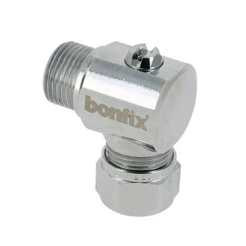 BONFIX Kogelstopkraan haaks knel 3/8 x 15 (schroevendraaier), Ophalen of Verzenden, Nieuw
