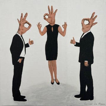 Coco de Paris - Okey-Dokey sur toile, Antiek en Kunst