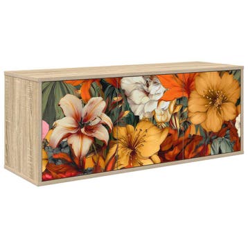 vidaXL Wandgemonteerd tv-meubel GENNEP 102 x 33 x 40 cm, Huis en Inrichting, Minder dan 50 cm, Verzenden, Nieuw, Minder dan 100 cm
