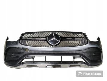 Voorbumper grille chroom MERCEDES GLC W253 AMG pakket, Verzenden, Gebruikt
