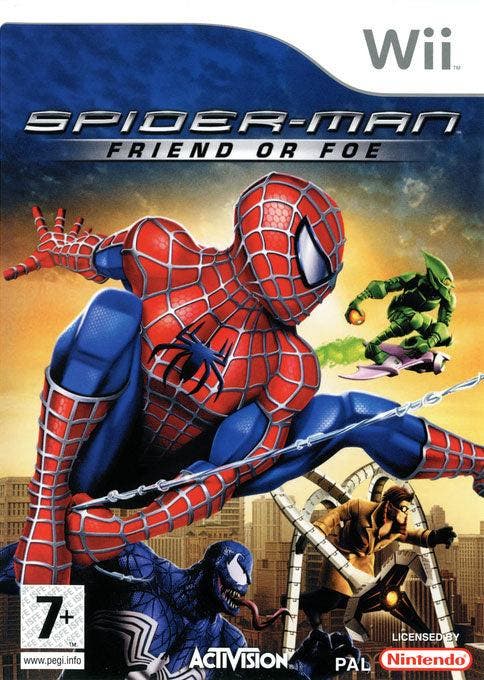 Wii Spider-Man: Friend or Foe, Spelcomputers en Games, Games | Nintendo Wii, Zo goed als nieuw, Verzenden