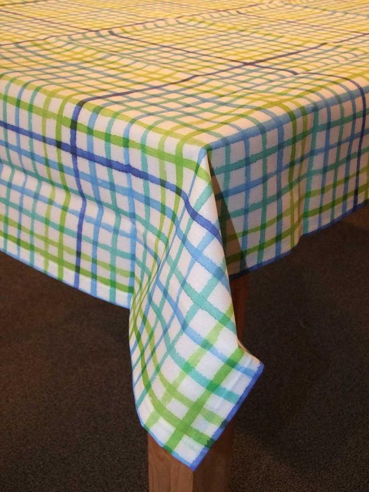 Tafellaken Pichler Casata AQ aqua - 130 x 170 cm - NIEUW, Huis en Inrichting, Tafelkleden, Binnen, Buiten, Rechthoek, Nieuw, Ophalen of Verzenden