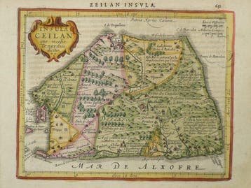 Azië - Sri Lanka / Ceylon; Johannes Janssonius - Insula, Nieuw