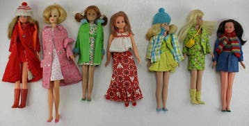 Mattel - Barbiepop Lot of Barbie / Frankie / Skipper /