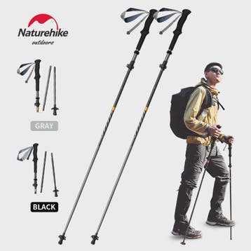 Naturehike Ultralichte Carbon Fiber Trekkingstokken - Opvouw, Verzenden, Nieuw