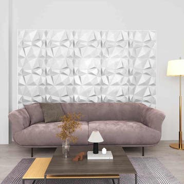 vidaXL Wandpanelen 48 st 50 x 50 cm Diamant Wit XPS Schuim, Verzenden, Nieuw