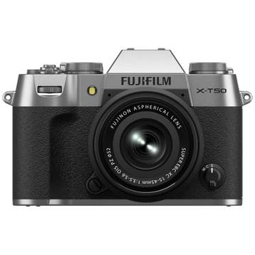 Fujifilm X-T50 Zilver + XC 15-45mm, Audio, Tv en Foto, Fotocamera's Digitaal, Ophalen of Verzenden, Nieuw, Overige typen, Fujifilm