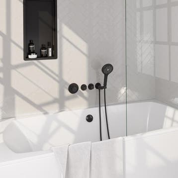 Brauer Black Carving Thermostatische Inbouw Badkraan, Doe-het-zelf en Verbouw, Sanitair, Ophalen of Verzenden, Nieuw