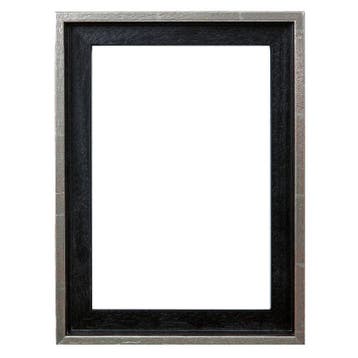 Baklijst Zwart/Zilver 24x30 cm, Nieuw