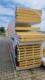 Dakplaten / wandplaten / sandwichpanelen - diverse kleuren, Verzenden, Gebruikt, Overige materialen, 20 tot 50 mm